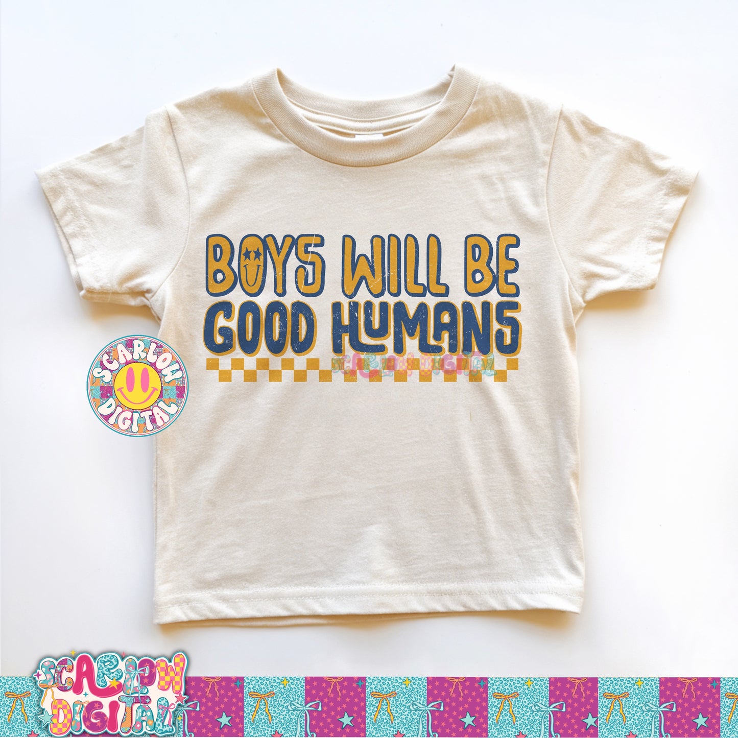 Boys Will Be Good Humans PNG Digital Design
