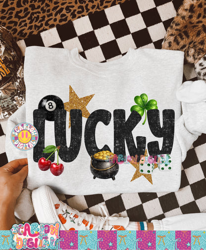 Lucky PNG Digital Design