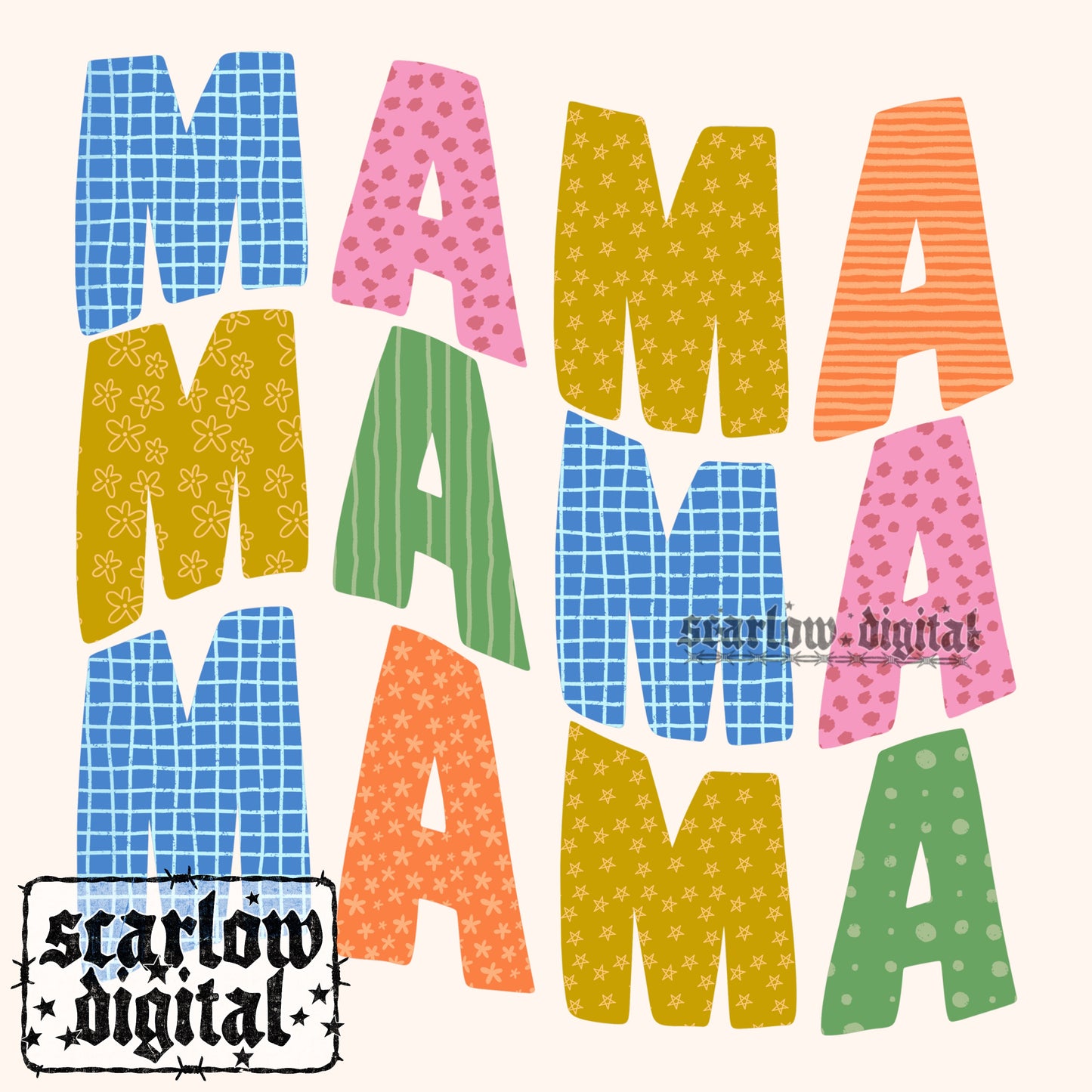 Mama PNG Digital Design