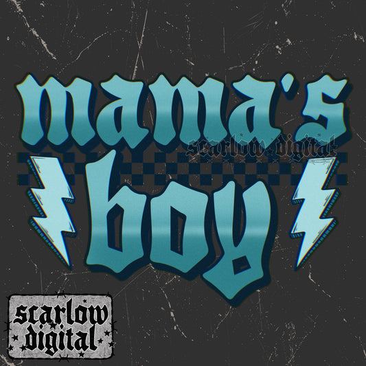 Mama's Boy PNG Digital Design