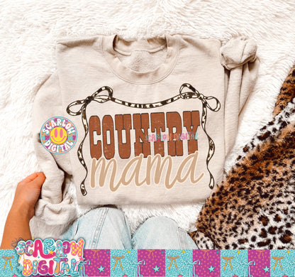 Country Mama PNG Digital Design