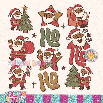 Ho Ho Ho PNG Digital Design