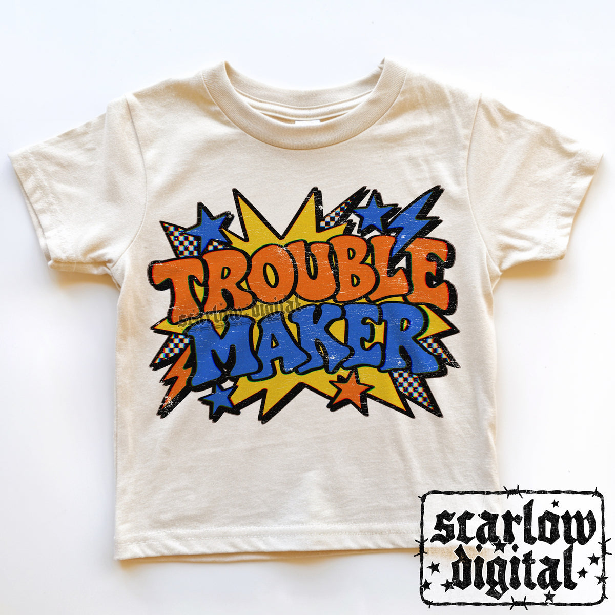 Trouble Maker PNG Digital Design
