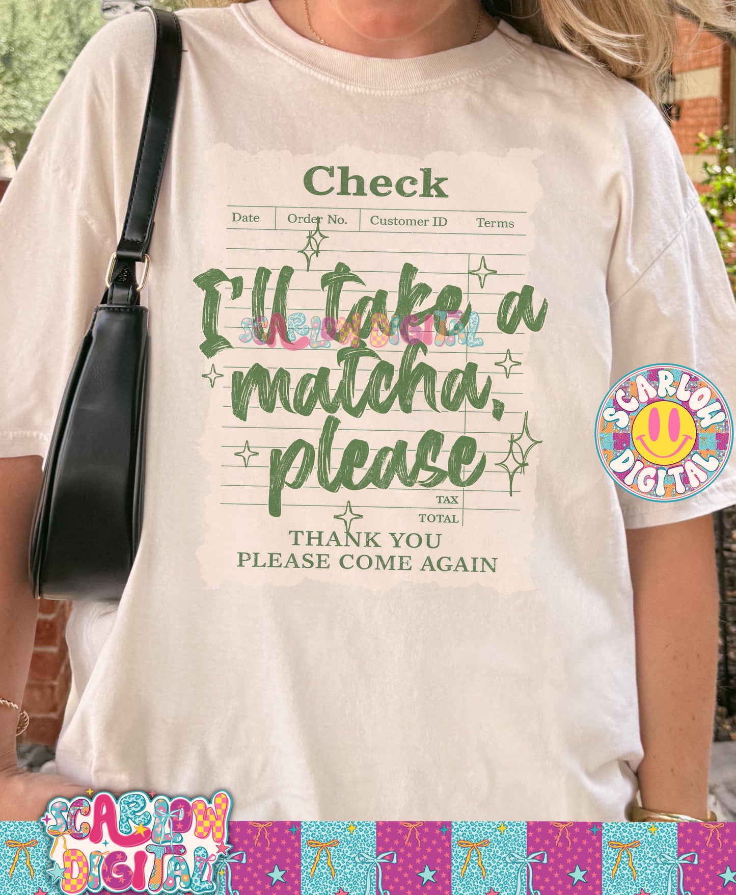 I'll Take a Matcha Please PNG Digital Design