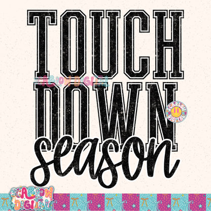 Touchdown Season PNG Digital Design
