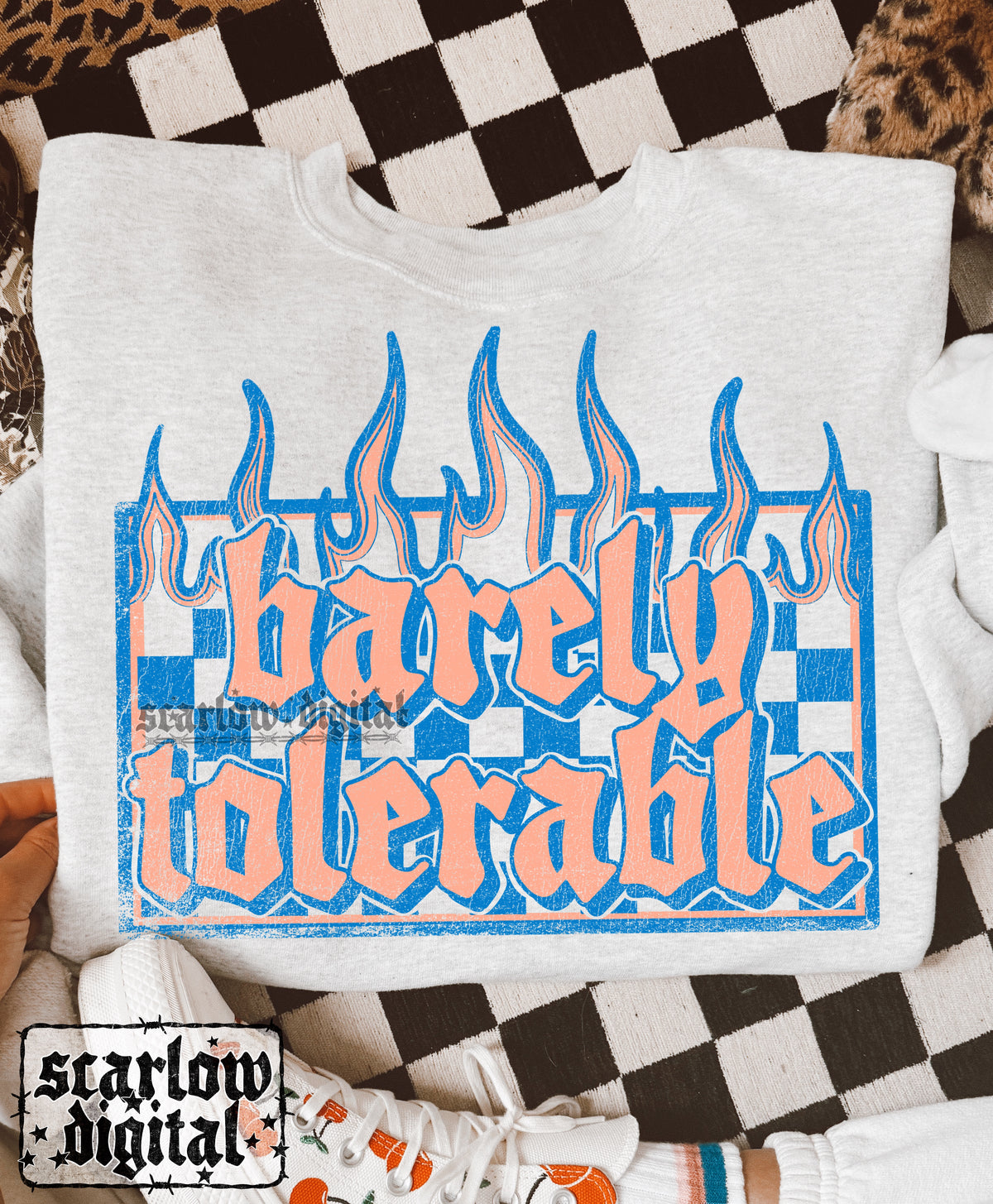Barely Tolerable PNG Digital Design