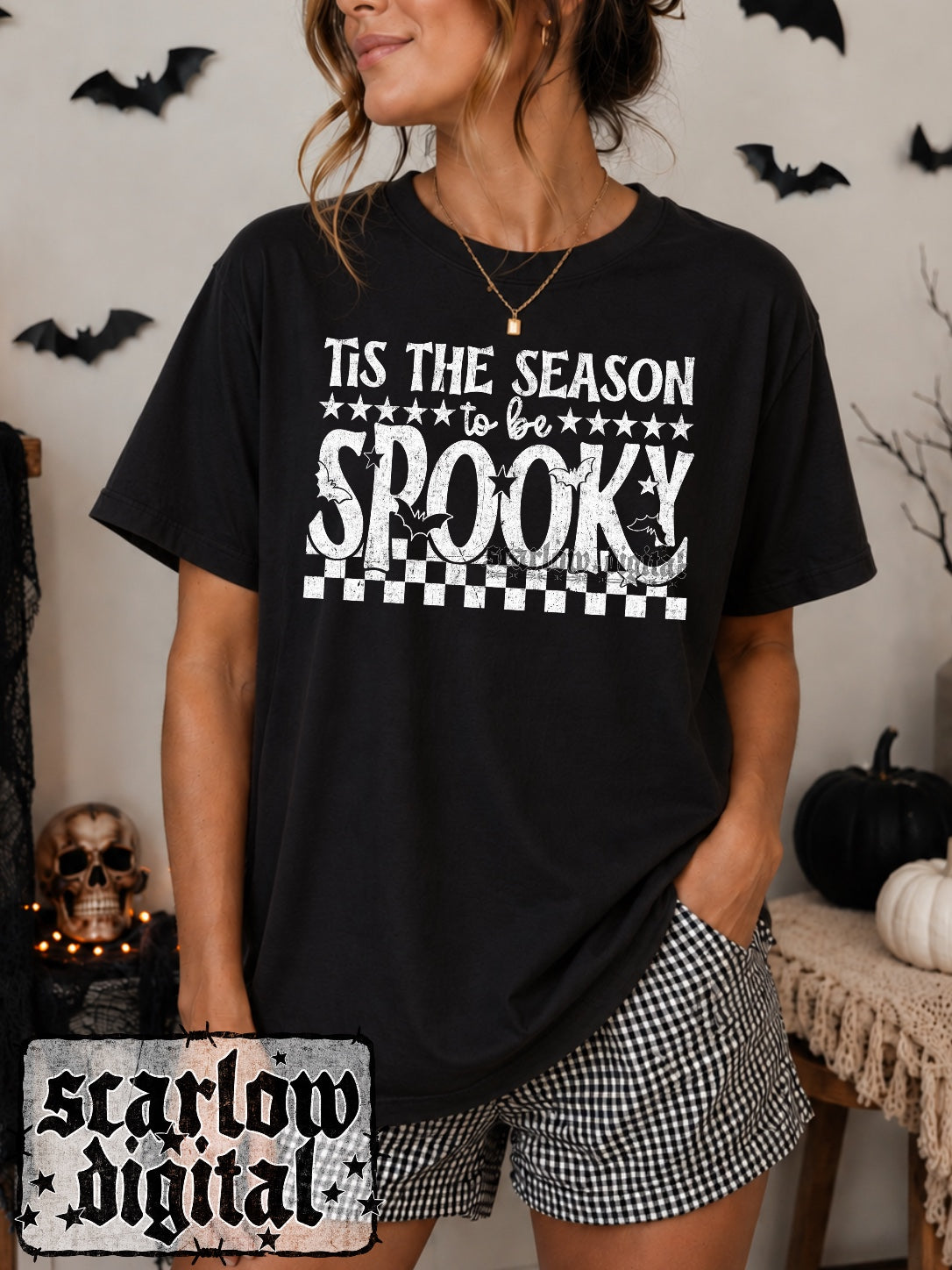 Tis the Season to Be Spooky PNG Digital Design