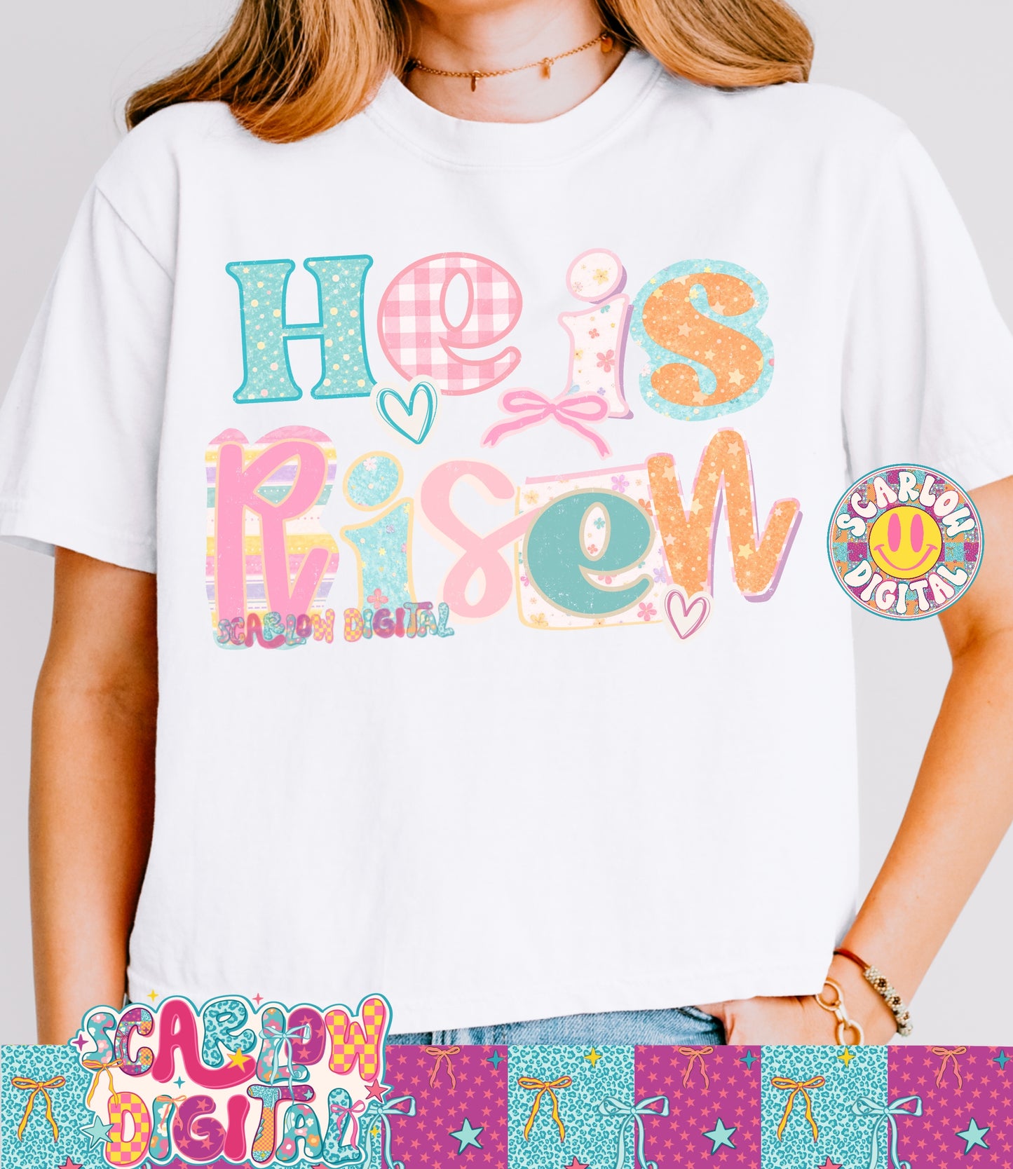 He is Risen PNG Digital Design