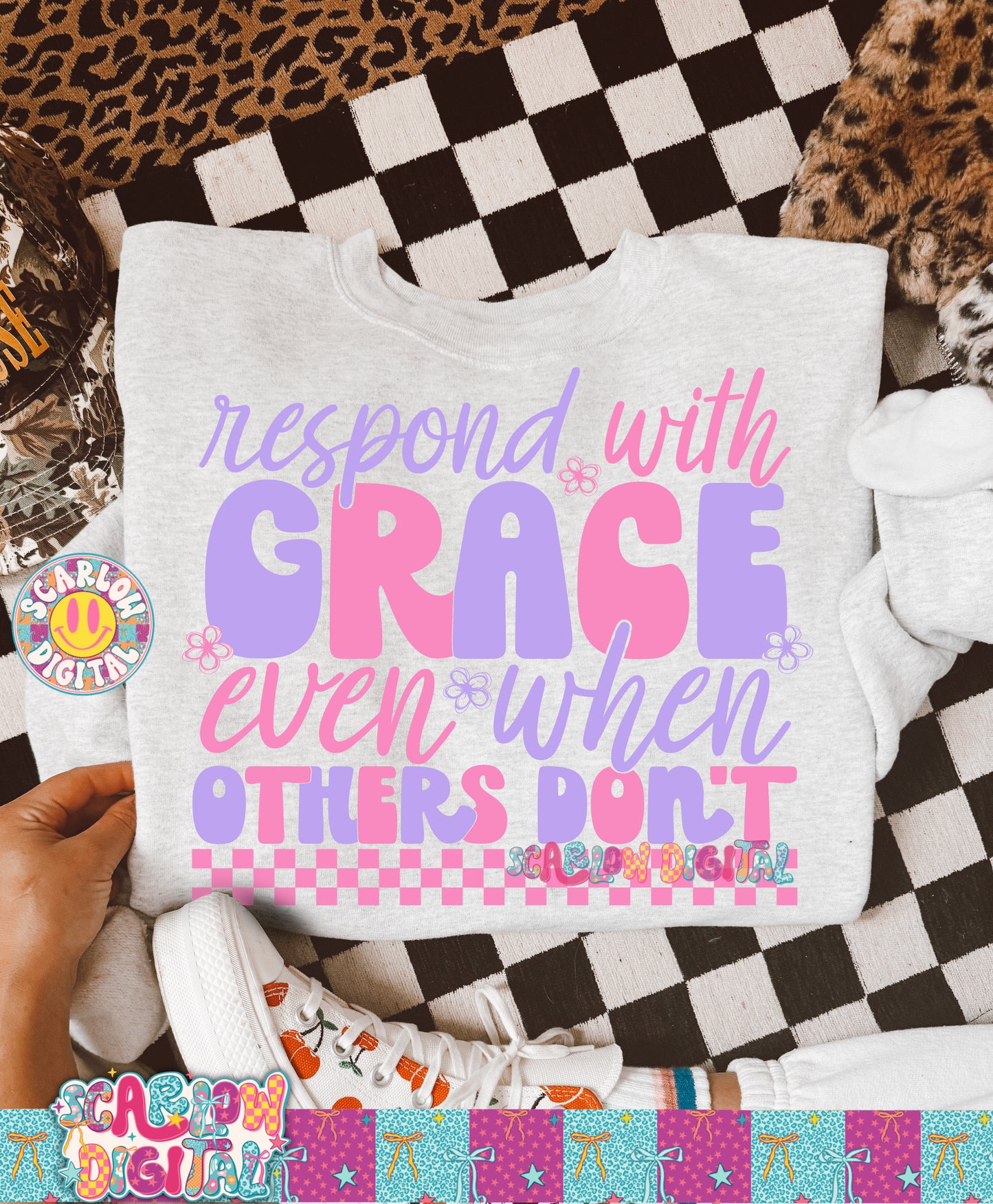 Respond with Grace PNG Digital Design