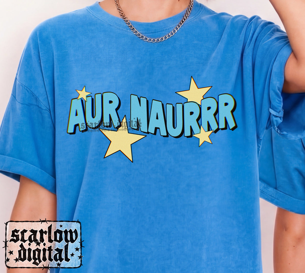 Aur Naurrr PNG Digital Design