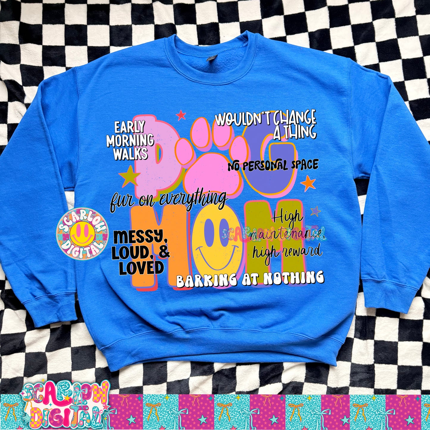 Dog Mom PNG Digital Design