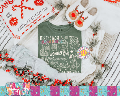 It's the Most Wonderful Time of the Year PNG Digital Design