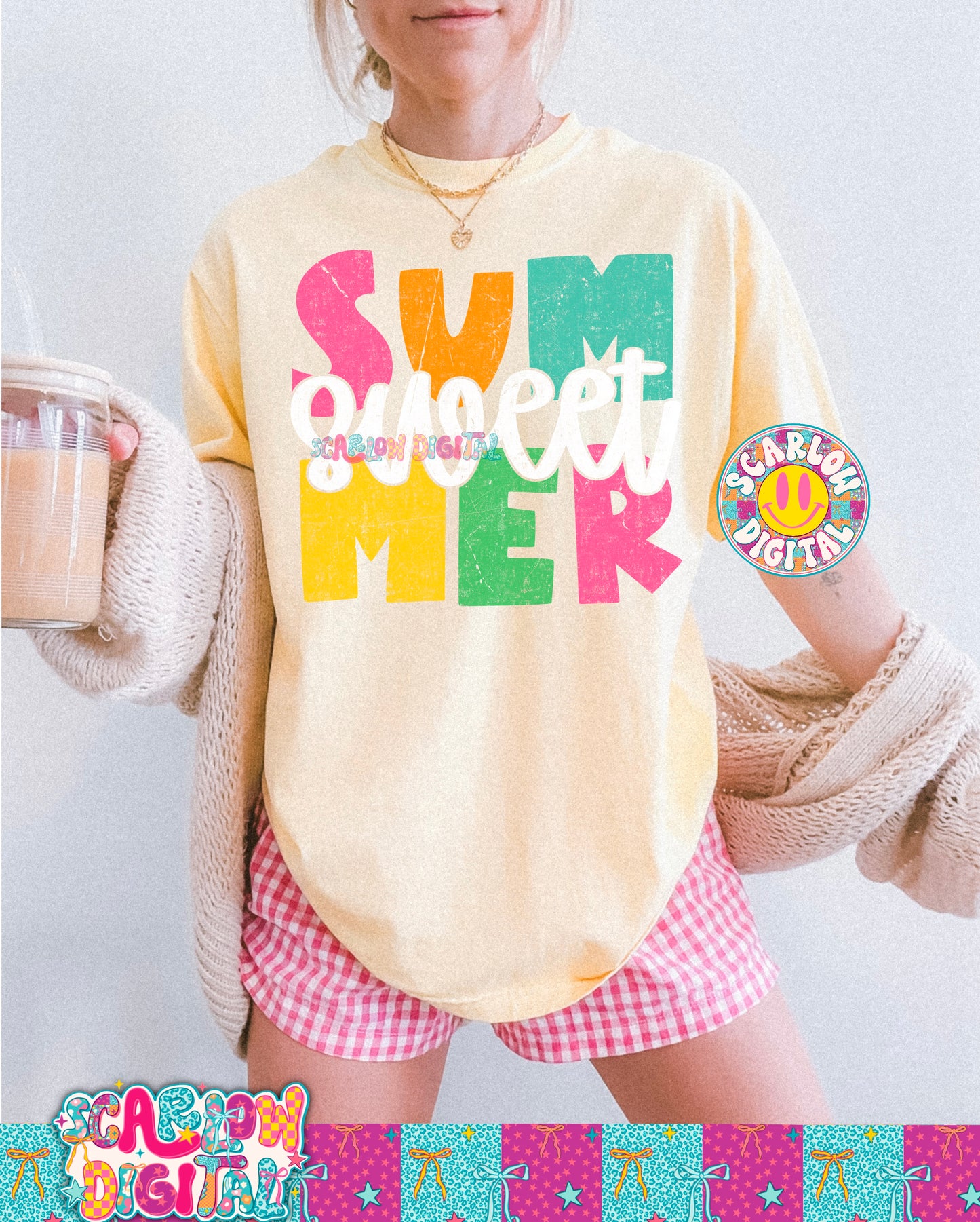 Sweet Summer PNG Digital Design