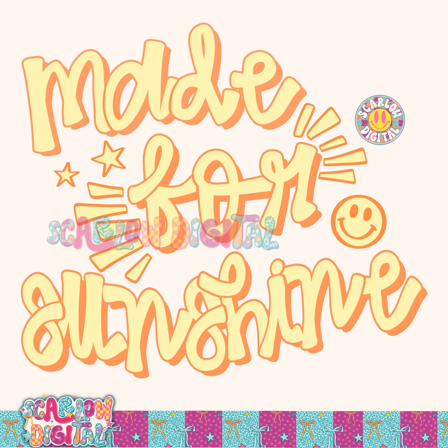 Made For Sunshine PNG Digital Design