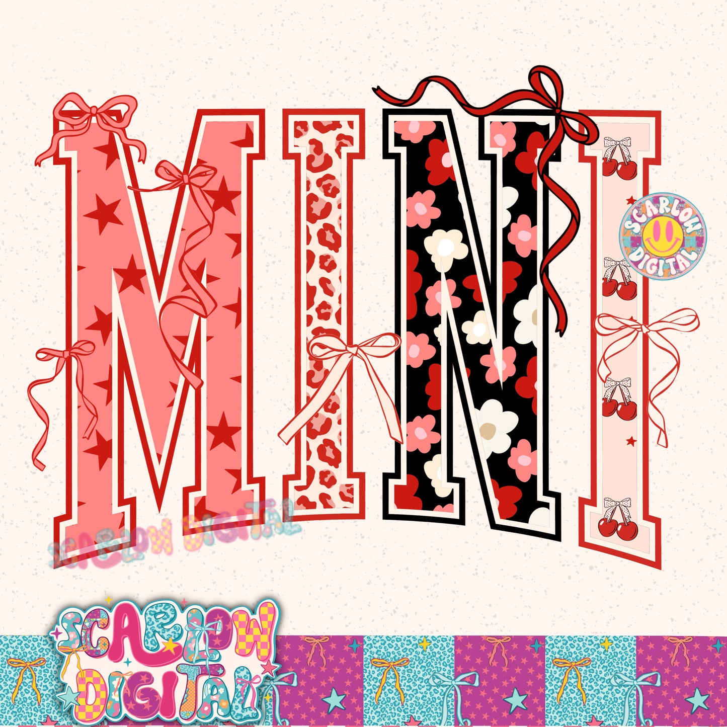 Cherry Mini PNG Digital Design