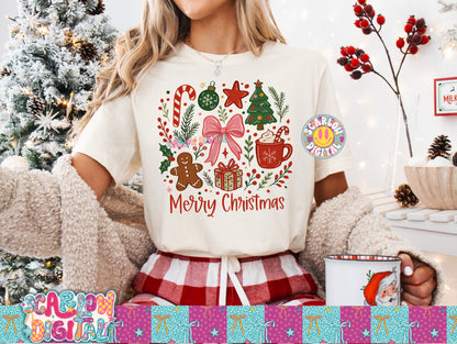 Merry Christmas PNG Digital Design