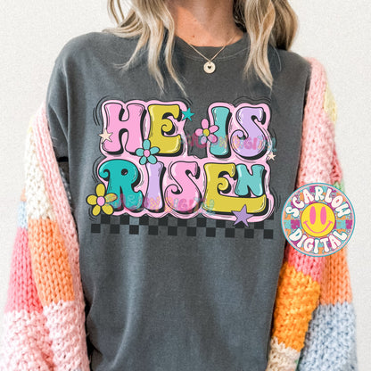 He is Risen PNG Digital Design