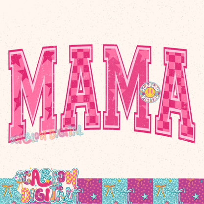 Pink Mama PNG Digital Design