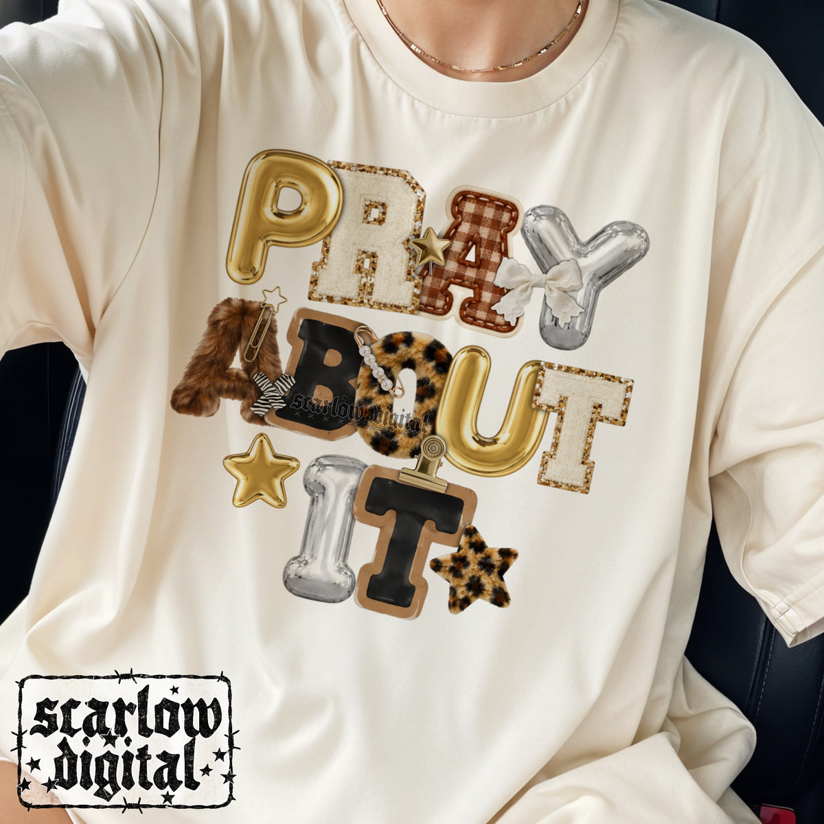 Pray About It PNG Digital Design