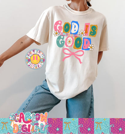 God is Good PNG Digital Design