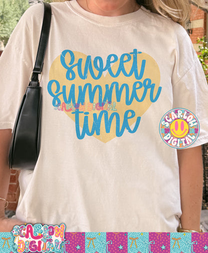 Sweet Summer Time PNG Digital Design