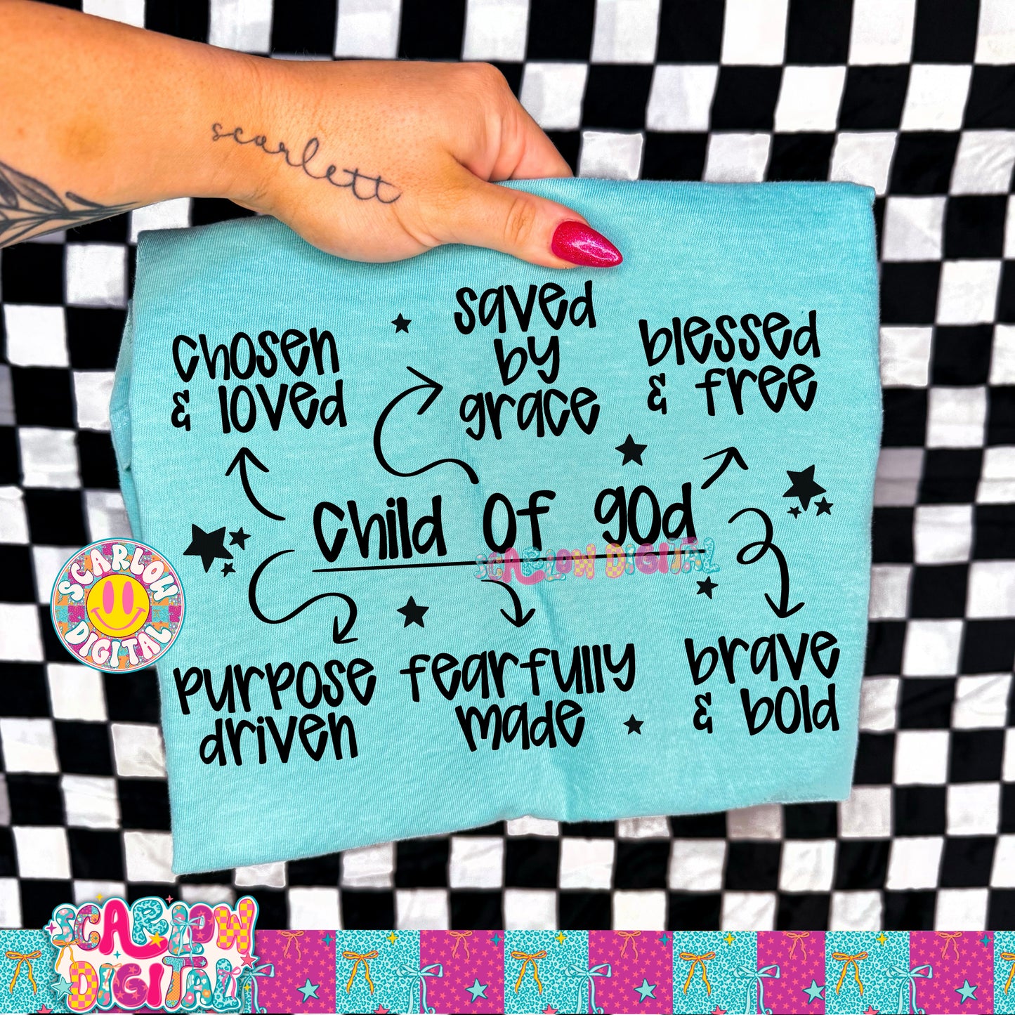 Child of God PNG Digital Design
