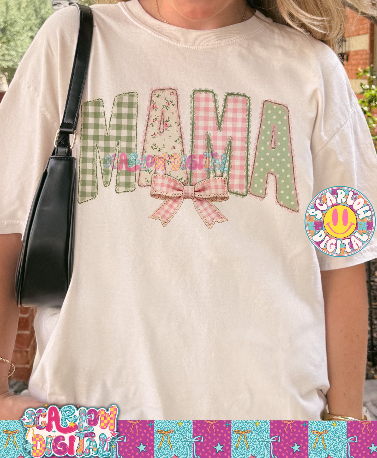 Lace Mama PNG Digital Design