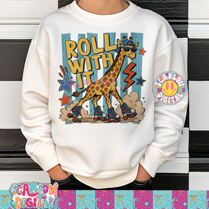 Roll With It PNG Digital Design