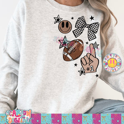 Football Corner PNG Digital Design