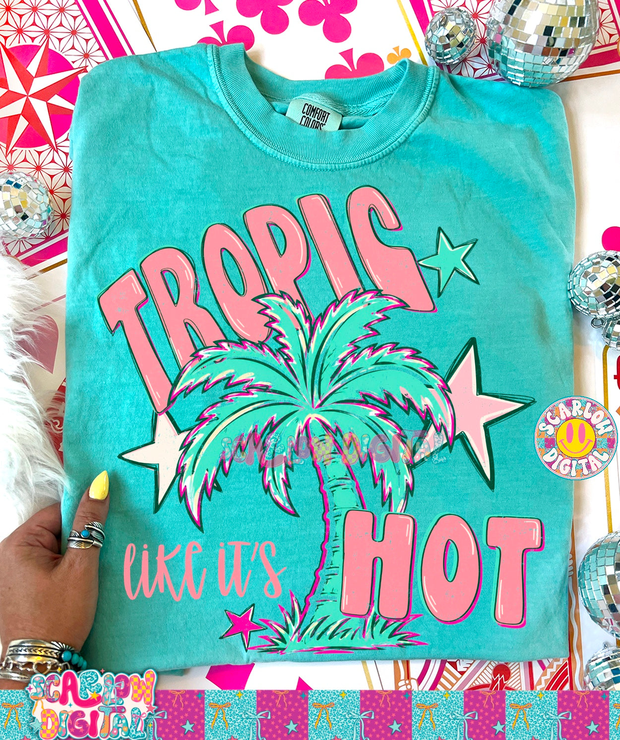 Tropic Like It's Hot PNG Digital Design