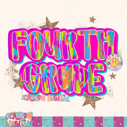 Fourth Grade PNG Digital Design