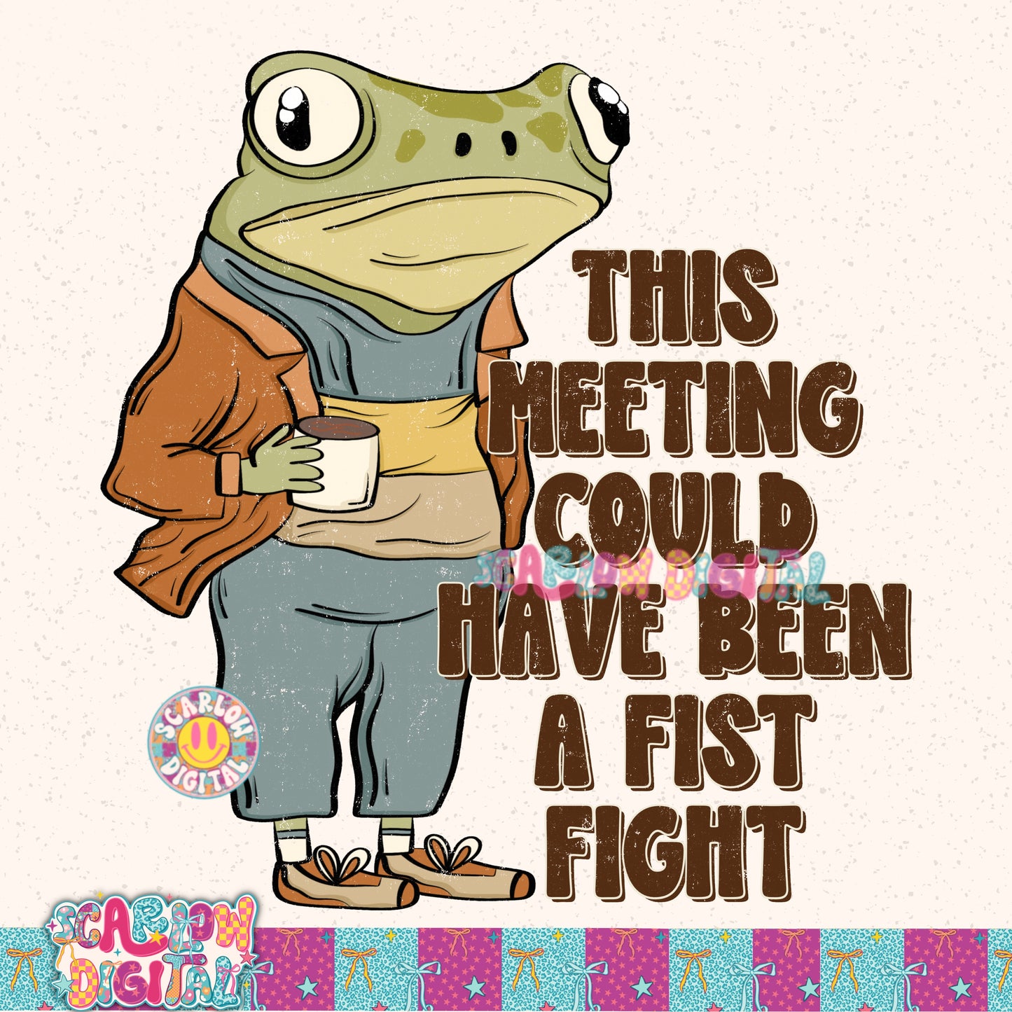 This Meeting Could Have Been a Fist Fight PNG Digital Design