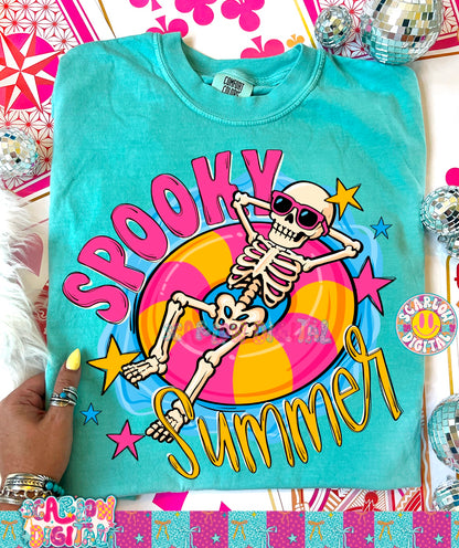 Spooky Summer PNG Digital Design