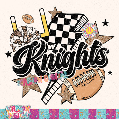 Knights PNG Digital Design