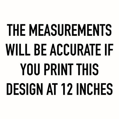 Fish Measure PNG Digital Design