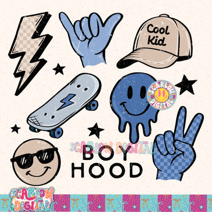 Boyhood PNG Digital Design