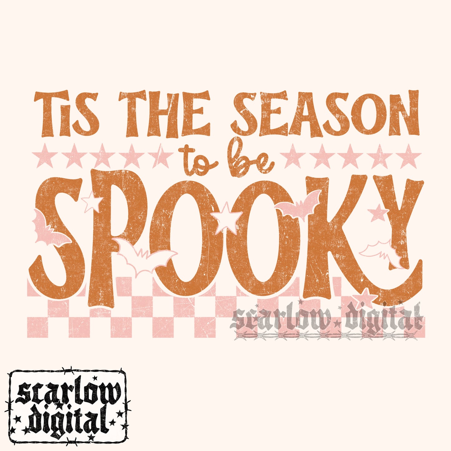 Tis the Season to Be Spooky PNG Digital Design