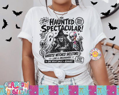 Haunted Spectacular PNG Digital Design