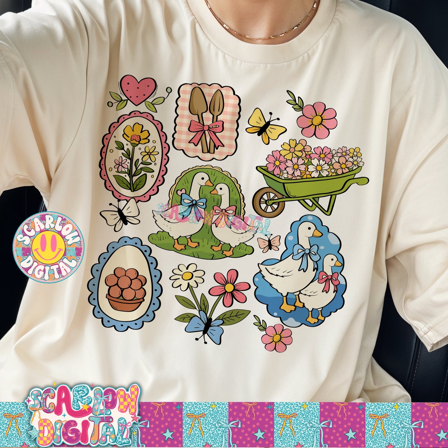 Spring Things PNG Digital Design