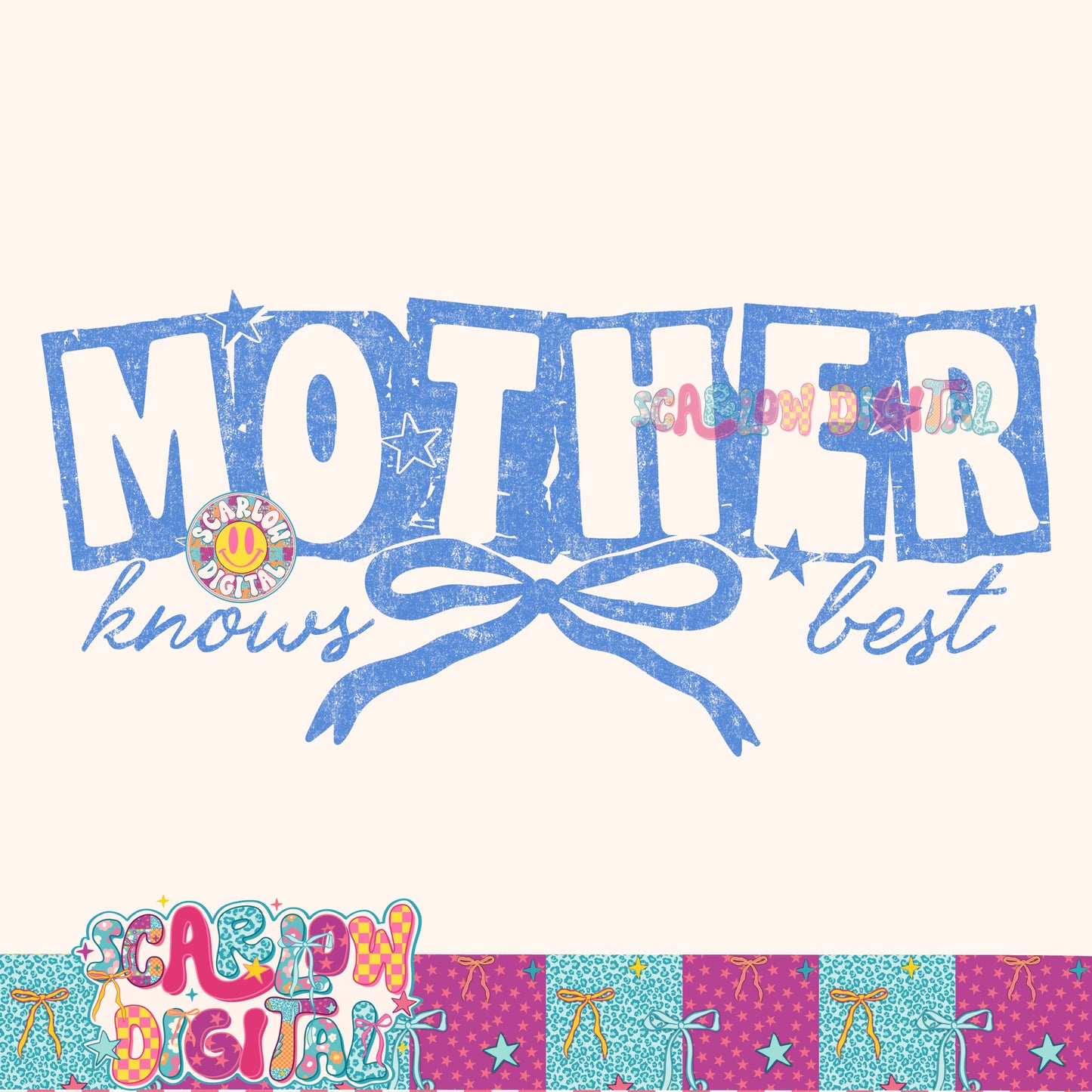 Mother Knows Best PNG Digital Design