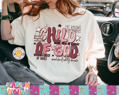 Child of God Girls PNG Digital Design