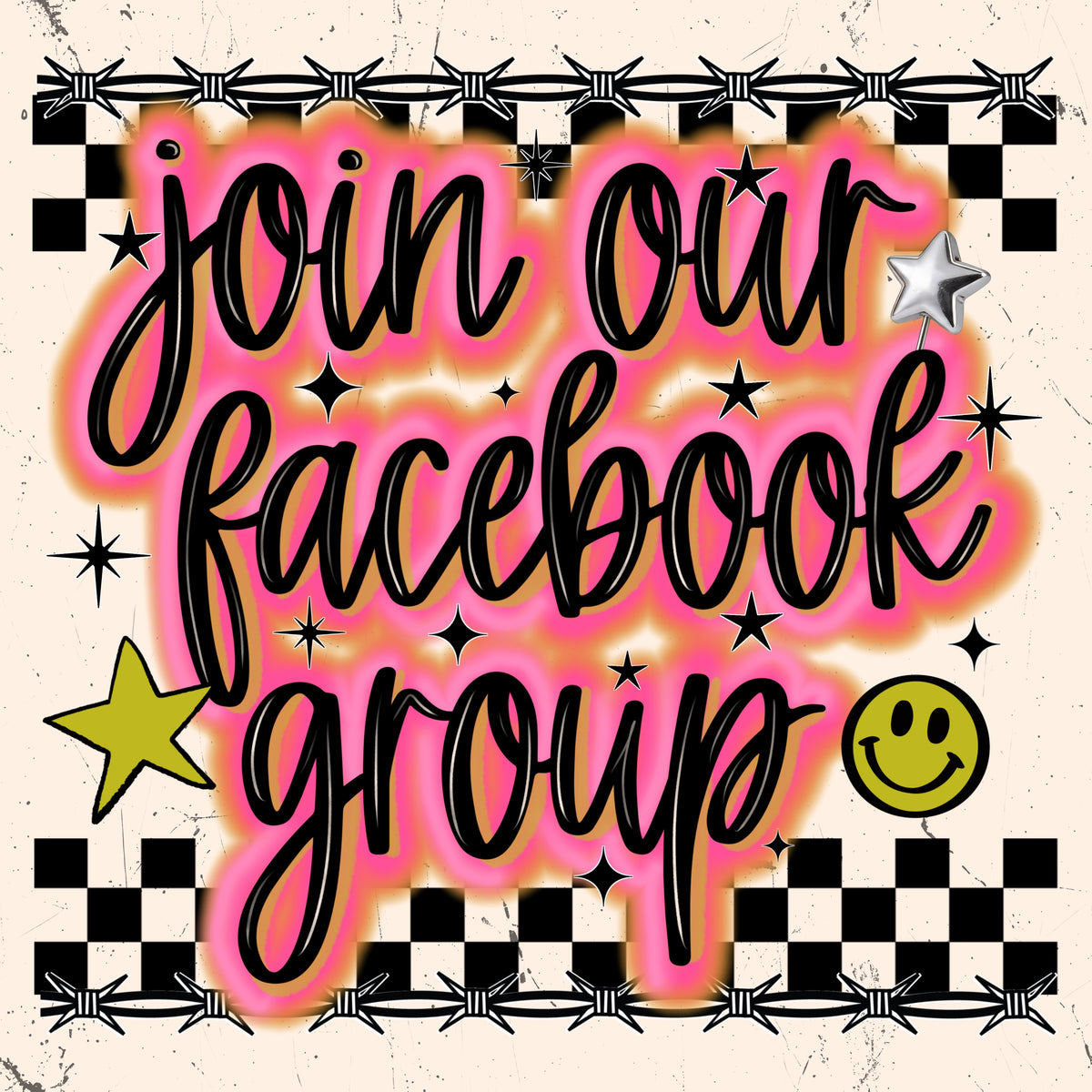 Social Media Marketing Post - Join Our Facebook Group PNG and JPEG