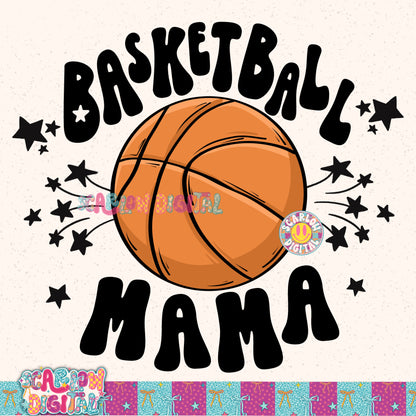 Basketball Mama PNG Digital Design
