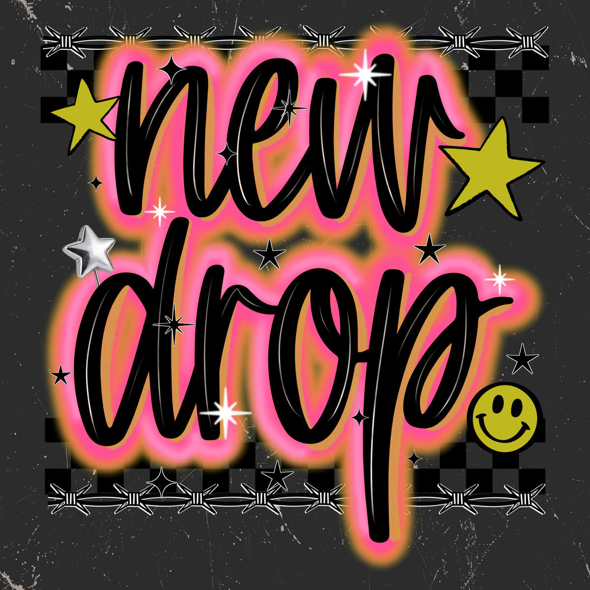 Social Media Marketing Post - New Drop PNG and JPEG