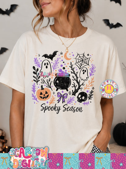 Spooky Season PNG Digital Design