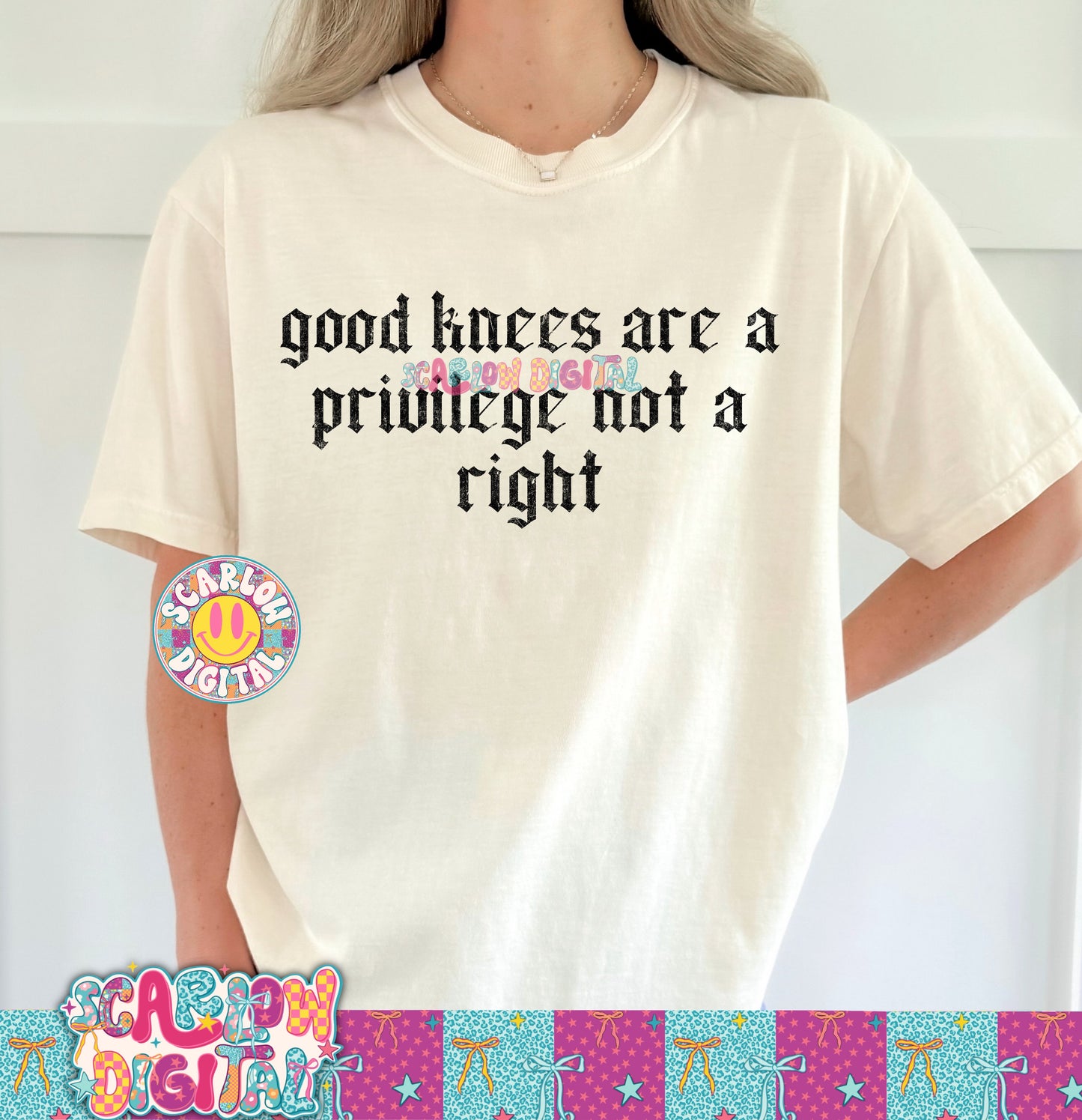 Good Knees Are a Privilege PNG Digital Design