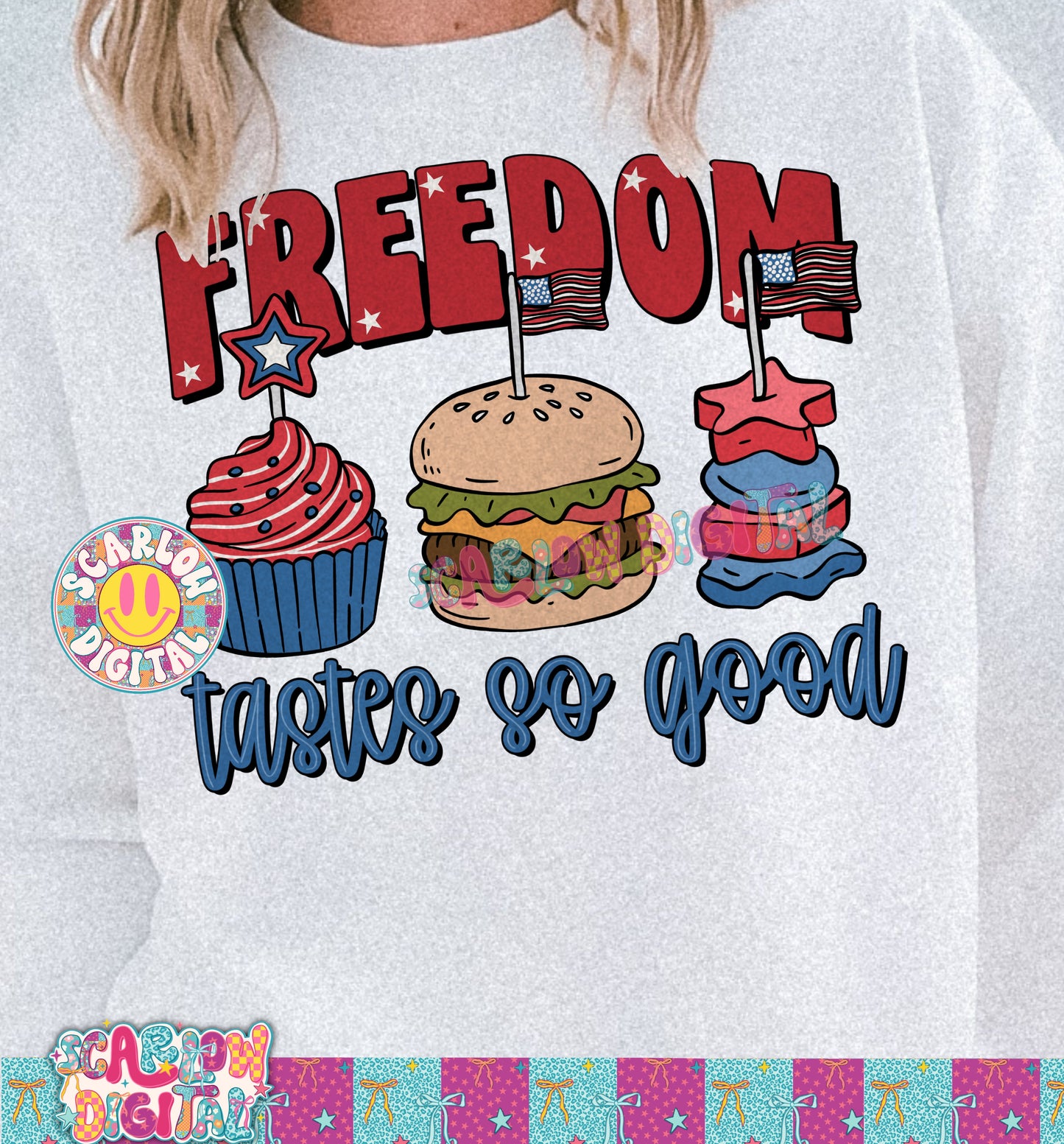 Freedom Tastes So Good PNG Digital Design