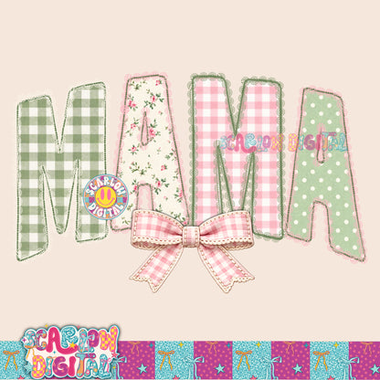 Lace Mama PNG Digital Design