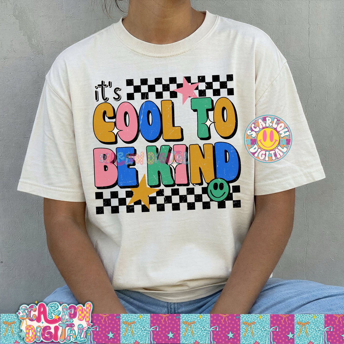 It's Cool to Be Kind PNG Digital Design