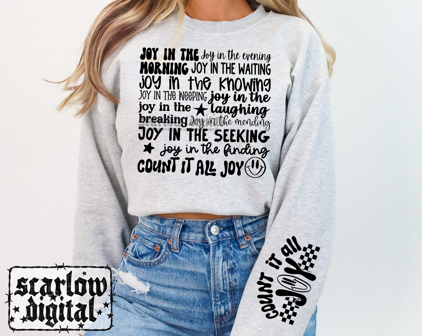 Count it All Joy PNG Digital Design Christian